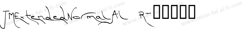 TMExtendedNormalAl R字体转换